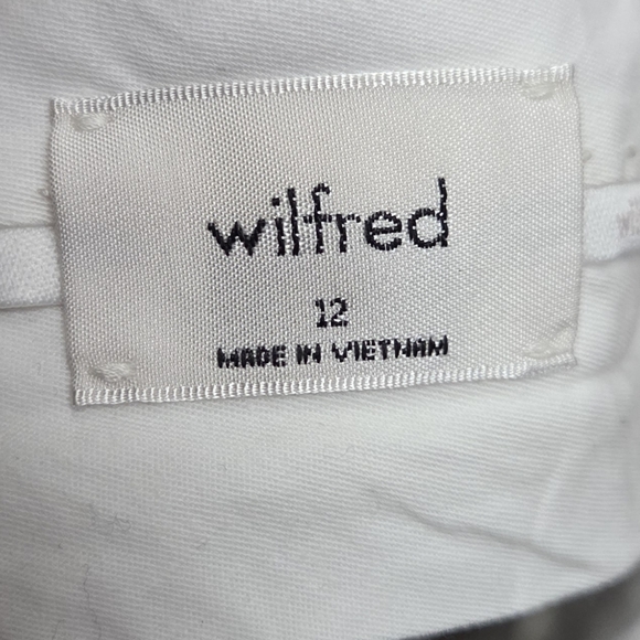 Aritzia Effortless Pant Conway Birch Suave Green Plqid Wide Leg Size 12 - Picture 4 of 6